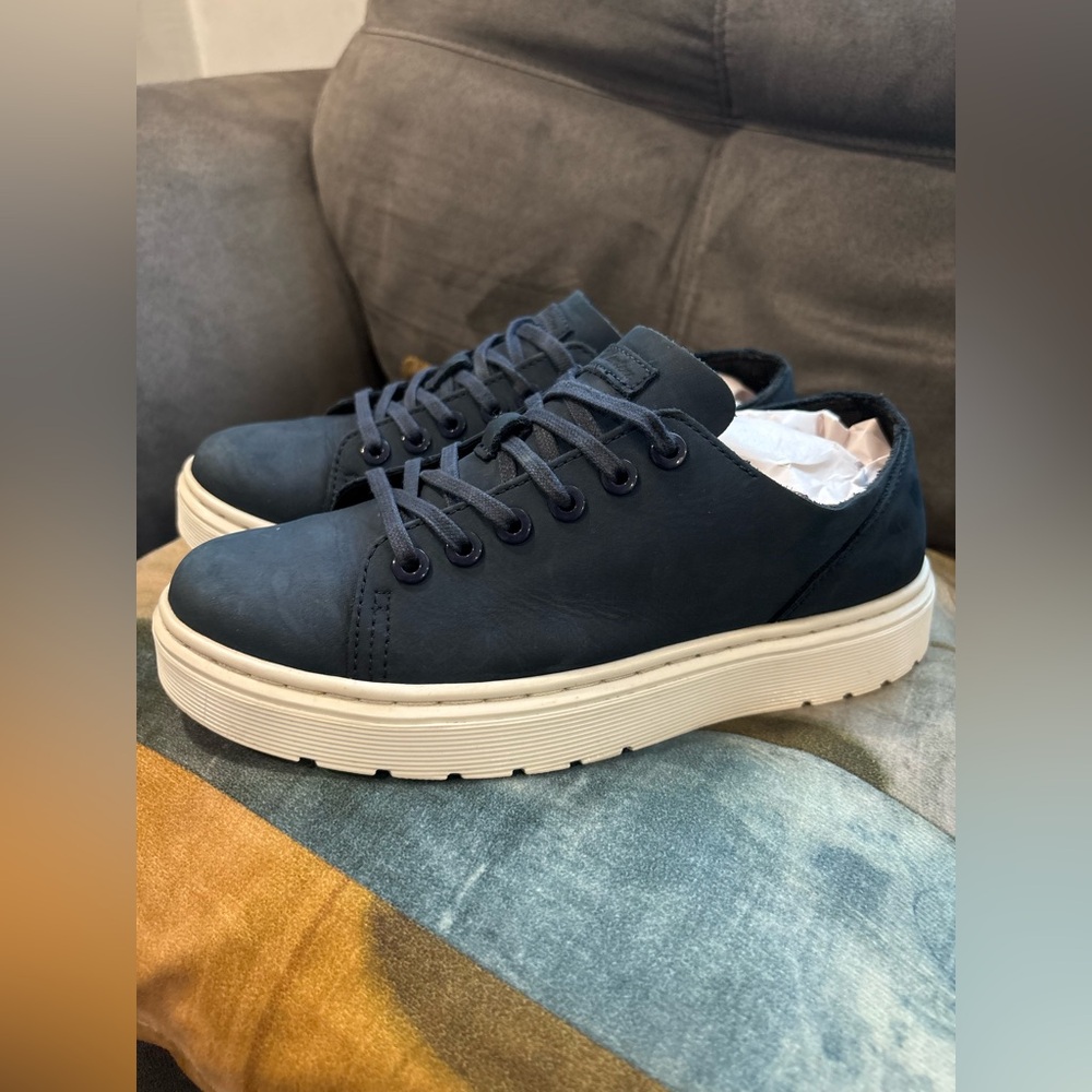 💙💙Dr. Martens Dark Blue Sneakers with White Soles💙💙